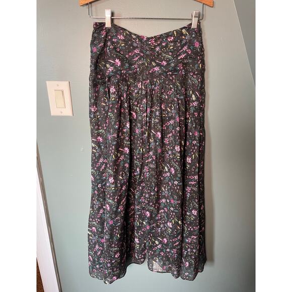 Isabel Marant Etoile Maxie Boho Prairie Skirt. Ruched Pinched Top. Size 38/6.EUC - Picture 1 of 5